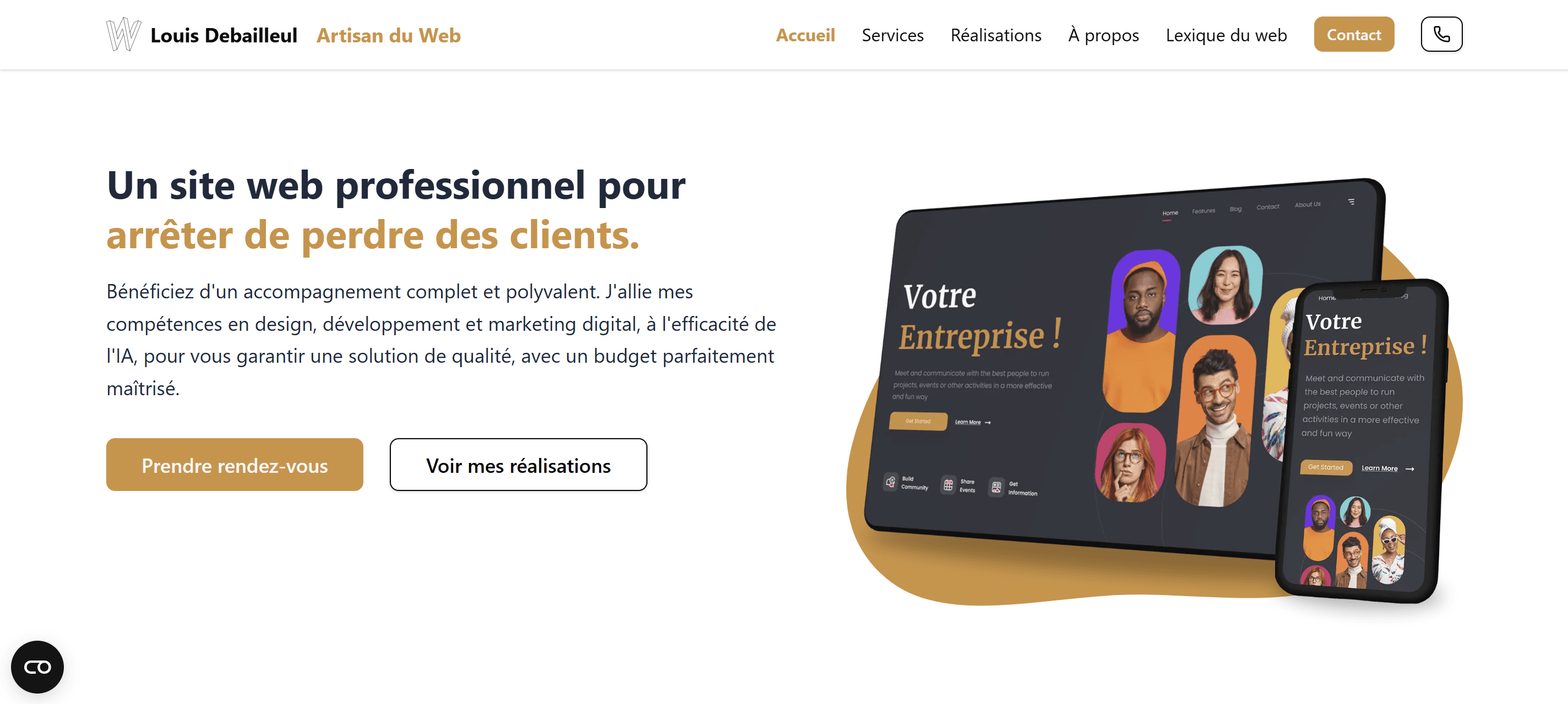 Louis Debailleul — Artisan du Web